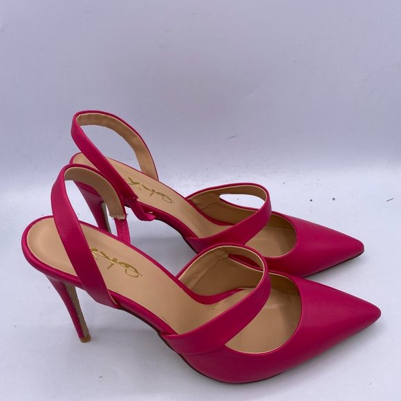 XYD Slingback Pointed Toe On High Heels Dress Shoe - Picture 5 of 11